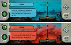 Промо-тайл Киев к игре Под пламенем небес (Under Falling Skies: Kyiv City promo tile)