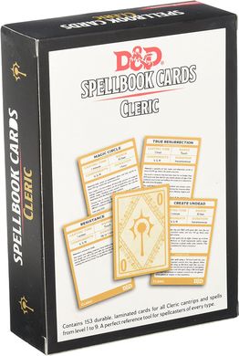 Настільна рольова гра Dungeons & Dragons - Spellbook Cards: Cleric