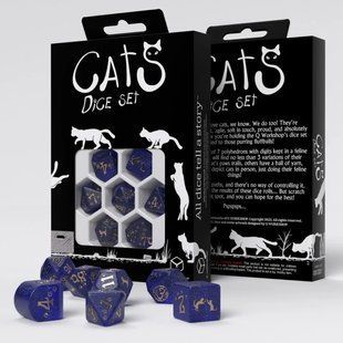 Набір кубиків CATS Modern Dice Set: Meowster (7 шт.)