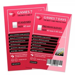 Протектори для карт Games7Days (43 х 65 мм, Mini Chimera, 50 шт.) (PREMIUM)