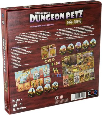 Настольная игра Dungeon Petz: Dark Alleys