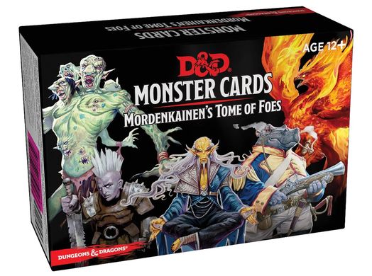 D&D Monster Cards Mordenkains Tome of Foes (109 карт)