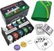 Набор для игры в покер в металлической коробке (200 фишек) - 2
