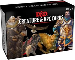 D&D Monster Cards NPCs and Creatures (182 cards)