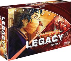 Настільна гра Pandemic: Legacy - Season 1 (Red Version) (Пандемія Легасі Сезон 1)