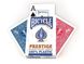 Карты игральные Bicycle Prestige Rider Back 100% Plastic Jumbo (red/blue) - 4