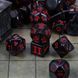 Набір кубиків D3-D100 (15 шт.) з мішечком на шнурку (чорний та червоний) - 2