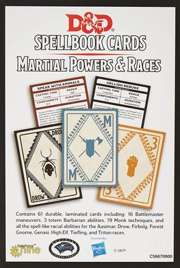 Настольная ролевая игра Dungeons & Dragons - Spellbook Cards: Martial Deck