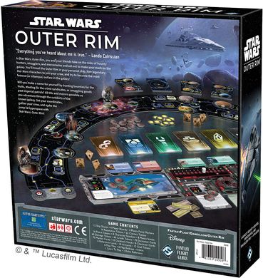 Настольная игра Star Wars: Outer Rim (Star Wars. Зовнішнє кільце)