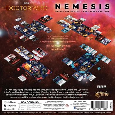 Настільна гра Doctor Who: Nemesis (Немезида: Доктор Хто)