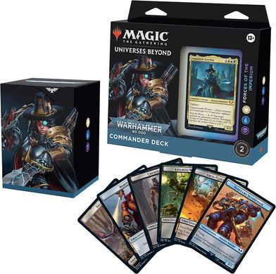 Universes Beyond: Warhammer 40,000 Commander Deck - Forces of the Imperium - Magic The Gathering АНГЛ