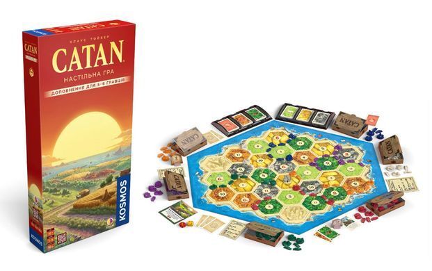 Настольная игра CATAN. Доповнення для 5-6 гравців (Catan: 5-6 Player Extension)