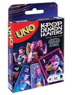 Настільна гра УНО Кейпоп-мисливиці на демонів (UNO: KPop Demon Hunters) - УЦІНКА