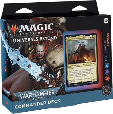 Universes Beyond: Warhammer 40,000 Commander Deck - The Ruinous Powers - Magic The Gathering АНГЛ