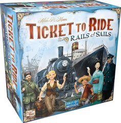 Настільна гра Квиток на потяг - Рейки та вітрила (Ticket to Ride - Rails & Sails)