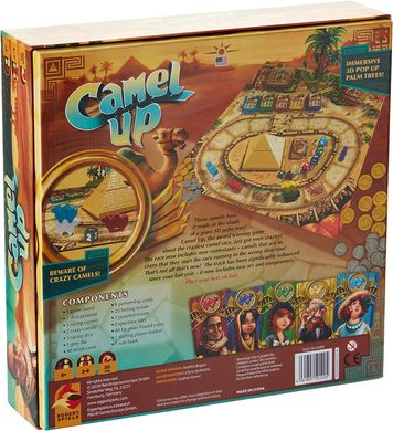 Настольная игра Camel Up (Second Edition) (Верблюды, вперед 2.0)