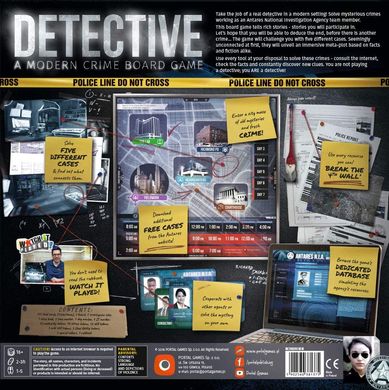 Настільна гра Detective A Modern Crime Board Game (Детектив. Сучасне розслідування)
