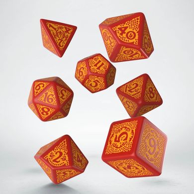 Набор кубиков Dragon Slayer Red & orange Dice Set (7 шт.)