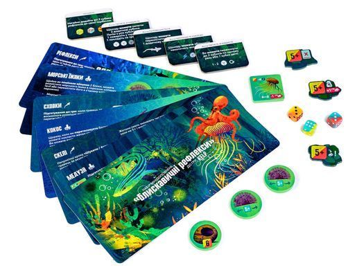 Настольная игра Kelp. Набір мінідоповнень Блискавичні рефлекси (Kelp: Brilliant Behaviours Mini Expansion Set)