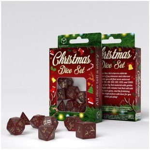 Набір кубиків Christmas Dice Set (7 шт.)
