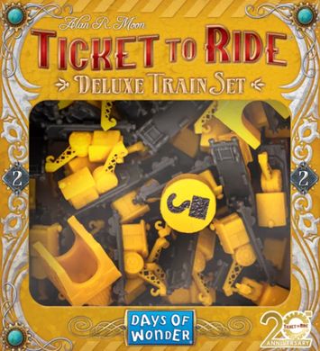 Промонабор для игры Билет на поезд 2 (желтый) (Ticket to Ride: 20th Anniversary Deluxe Train Set)