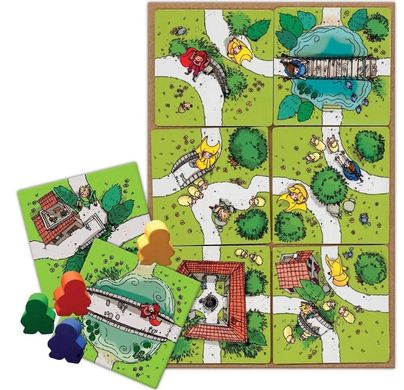 Настольная игра Каркасон для детей, укр (Carcassonne)