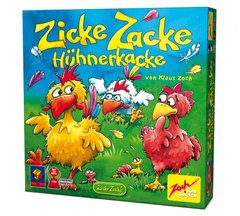 Настільна гра Циплячі перегони (Zicke Zacke Hühnerkacke, Chicken Cha Cha Cha) (англ.)