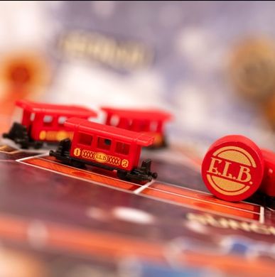 Промонабір для гри Квиток на потяг 3 (червоний) (Ticket to Ride: 20th Anniversary Deluxe Train Set)