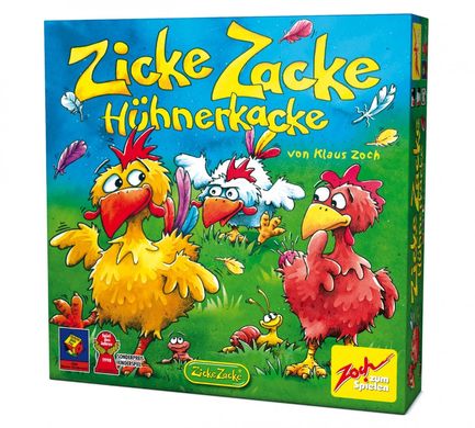 Настольная игра Цыплятая гонка (Zicke Zacke Hühnerkacke, Chicken Cha Cha Cha) (англ.)