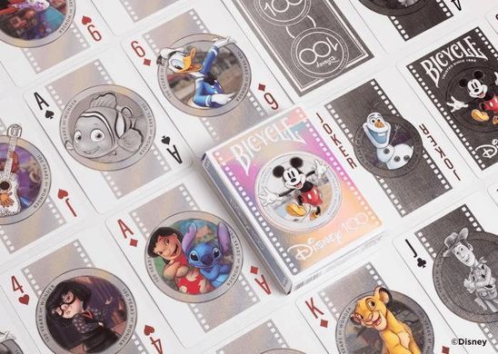Карти гральні Bicycle Disney 100 Year Anniversary Standard Index (limited edition)