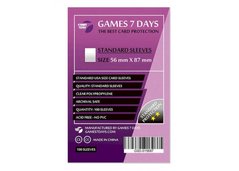 Протекторы для карт Games7Days (56 х 87 мм, Standard USA, 100 шт.) (STANDART)