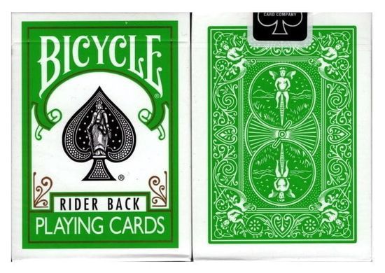 Карты игральные Bicycle Rider Back (Green)