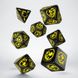 Набор кубиков Dragons Black & yellow Dice Set (7 шт.) - 2