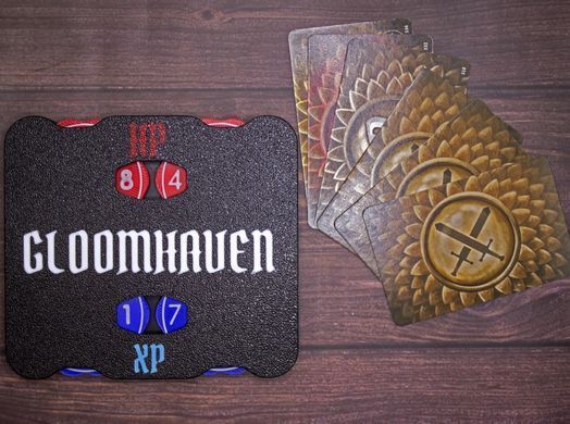 Лічильник здоров'я та досвіду для серії Gloomhaven