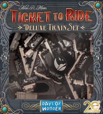 Промонабор для игры Билет на поезд 5 (черный) (Ticket to Ride: 20th Anniversary Deluxe Train Set)