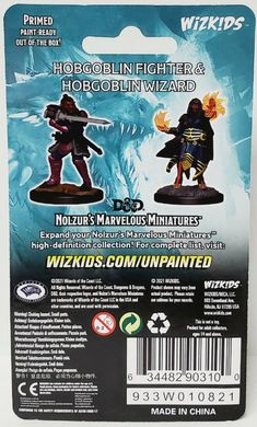 D&D Nolzurs Marvelous Miniatures W15 Hobgoblin Fighter Male & Hobgoblin Wi (MOQ2)