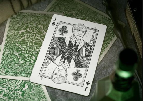 Карты игральные Theory11 Harry Potter Slytherin (green)