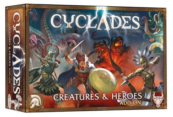 Настольная игра Кіклади. Легендарне видання - Монстри і герої (Cyclades: Creatures & Heroes)