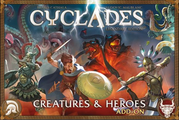 Настольная игра Кіклади. Легендарне видання - Монстри і герої (Cyclades: Creatures & Heroes)