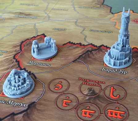 Набор миниатюр крепостей Средиземье для игры Война Кольца (War of the Ring)
