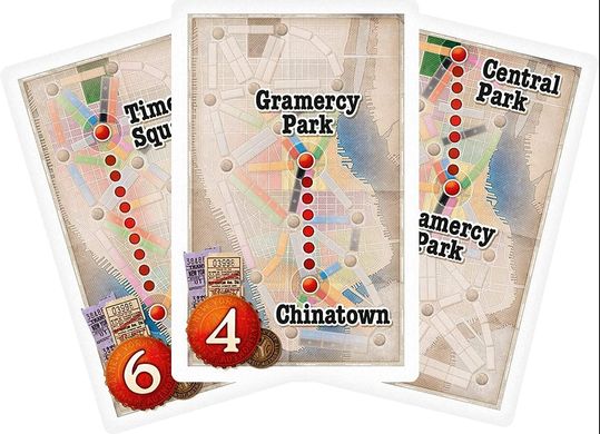 Настільна гра Ticket to Ride: New York (Квиток на потяг: Нью-Йорк)