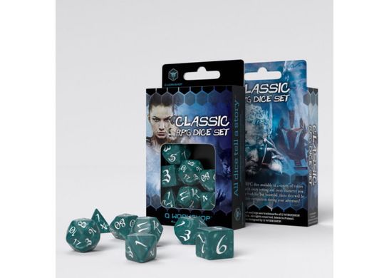 Набір кубиків Classic RPG Stormy & white Dice Set (7 шт.)